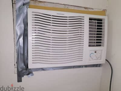 2 ton window ac partially used excellent condition.