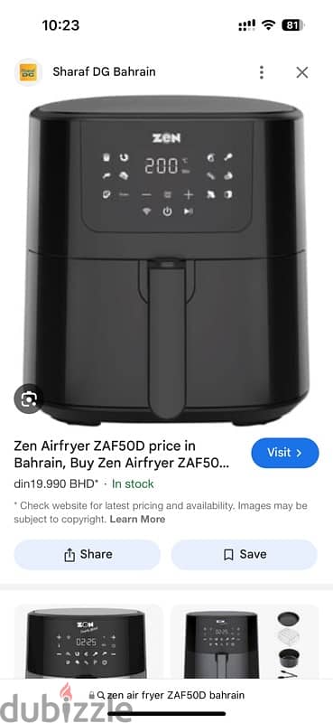 Zen ZAF50D Airfryer