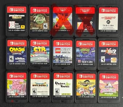 Nintendo Switch Games and Joycon controller