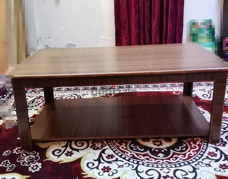 Wooden Coffee Table with Shelf - Good Condition 1