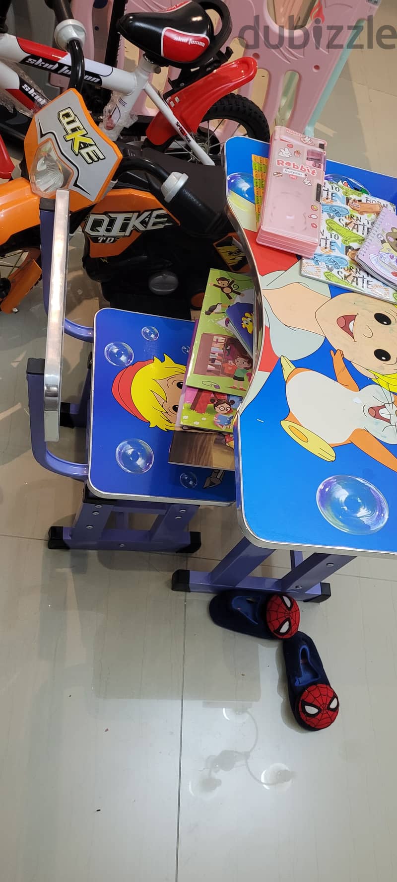 Kids study table and chair 1