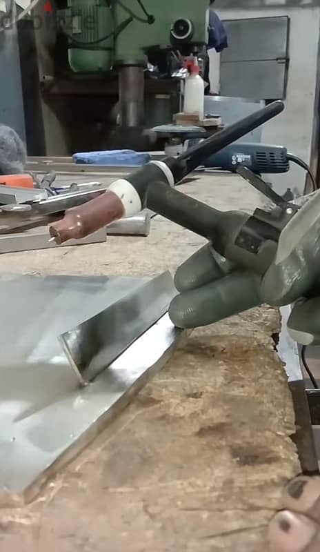 مكينة لحام تيغ مع سلندر MIG welding machine with cylinder 0