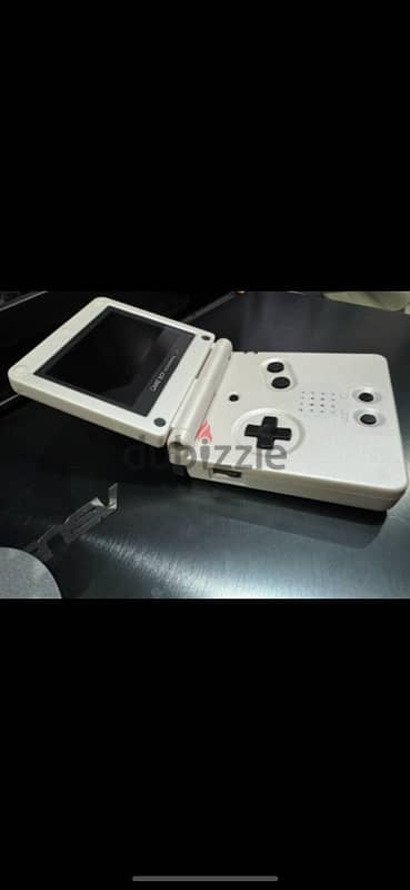 nintendo gameboy sp with ips screen and refurbished shell box charger 1