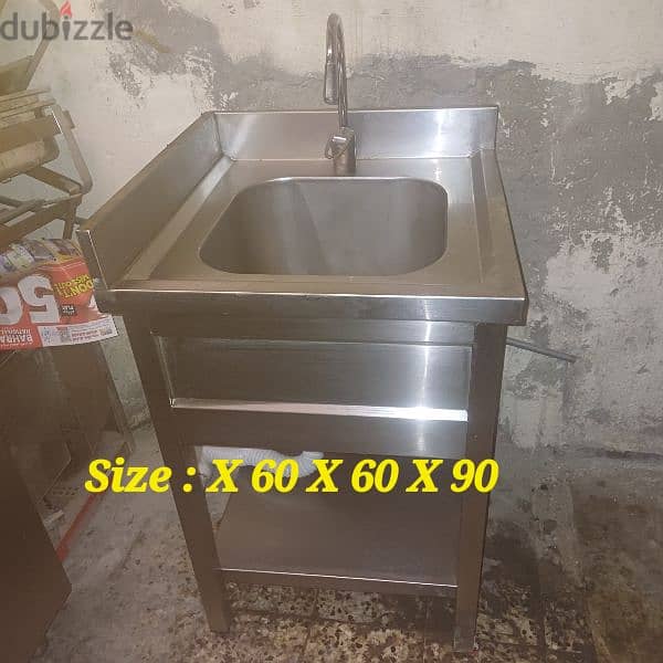 standard Steel wash basin double and single 1