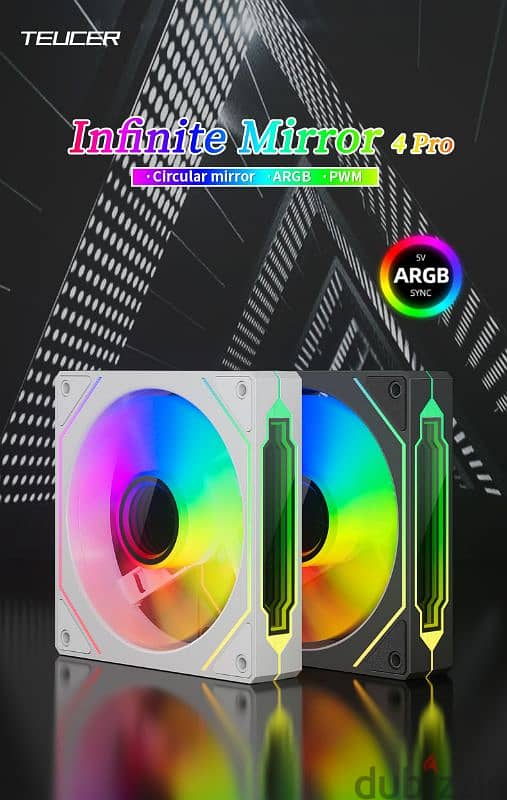 Teucer 3x 120mm Fan aRGB infinity Mirror 1