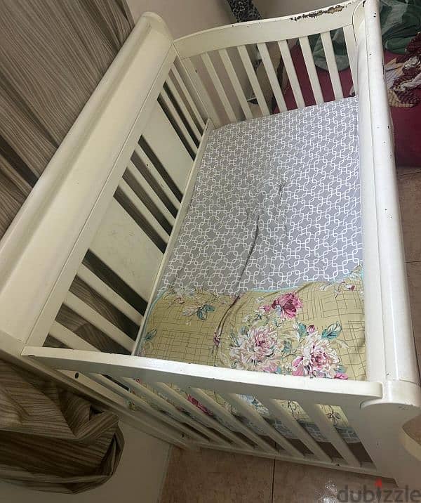 baby bed with mattress 1