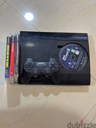 ps3 with 4 games an 1 controller urgent