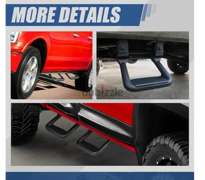 Universal side steps for pickups and off-road vehicles