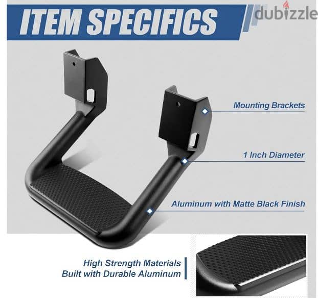 Universal side steps for pickups and off-road vehicles 3