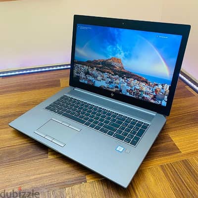 Hp zbook Workstation 17.3" Display 16G Ram 500GB SSD Nvme windows 10