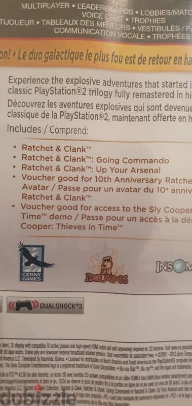 Ratchet and Clank PS3. New. 1