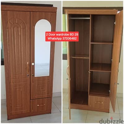 Wardrobe 2 Door and other items for sale with Delivery