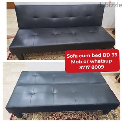 sofa cum bed and other household items for sale with delivery