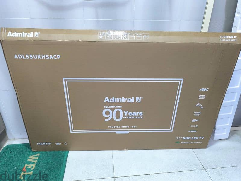 Brand New Admiral 55-Inch Smart TV – Unmissable Deal! 0