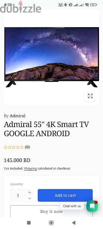 Brand New Admiral 55-Inch Smart TV – Unmissable Deal! 1