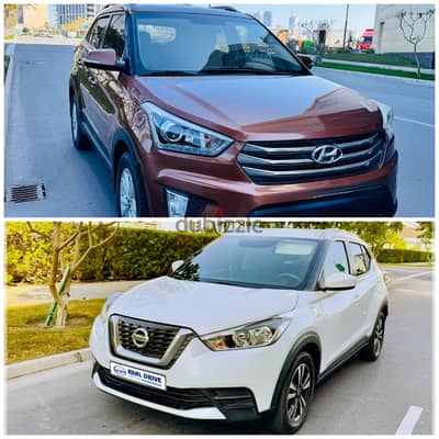 HYUNDAI CRETA 2016-1.6L &NISSAN KICKS 2019-1.6L. . FOR SALE