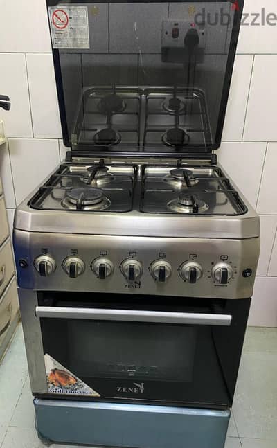 BD 45 Zenet 4 Burner Cooking range