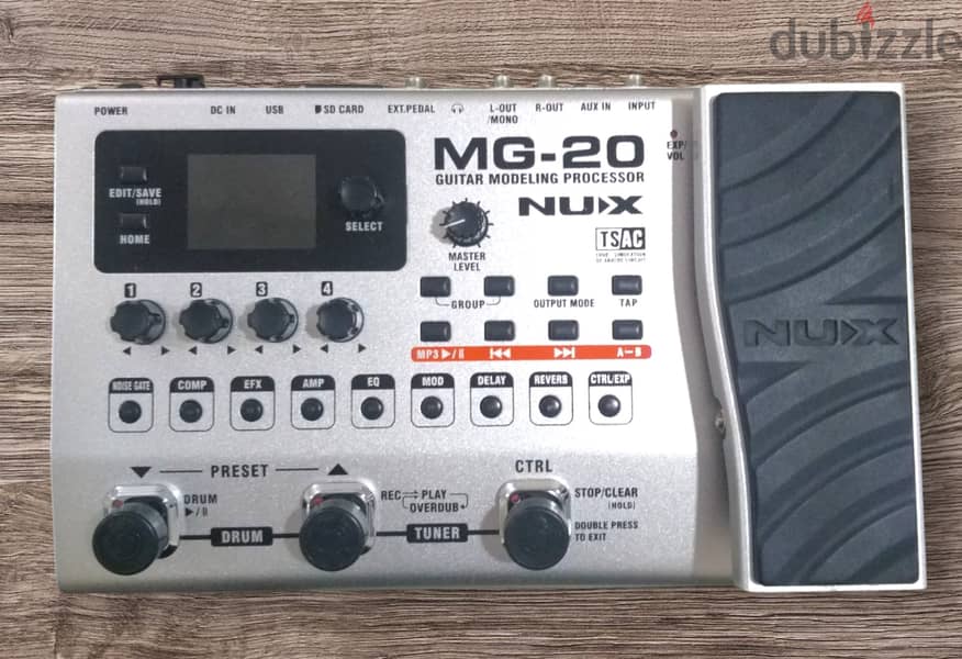 NUX MG-20 Guitar Modeling Processor 3