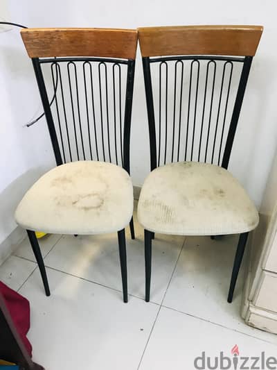 Steel and wooden Chair