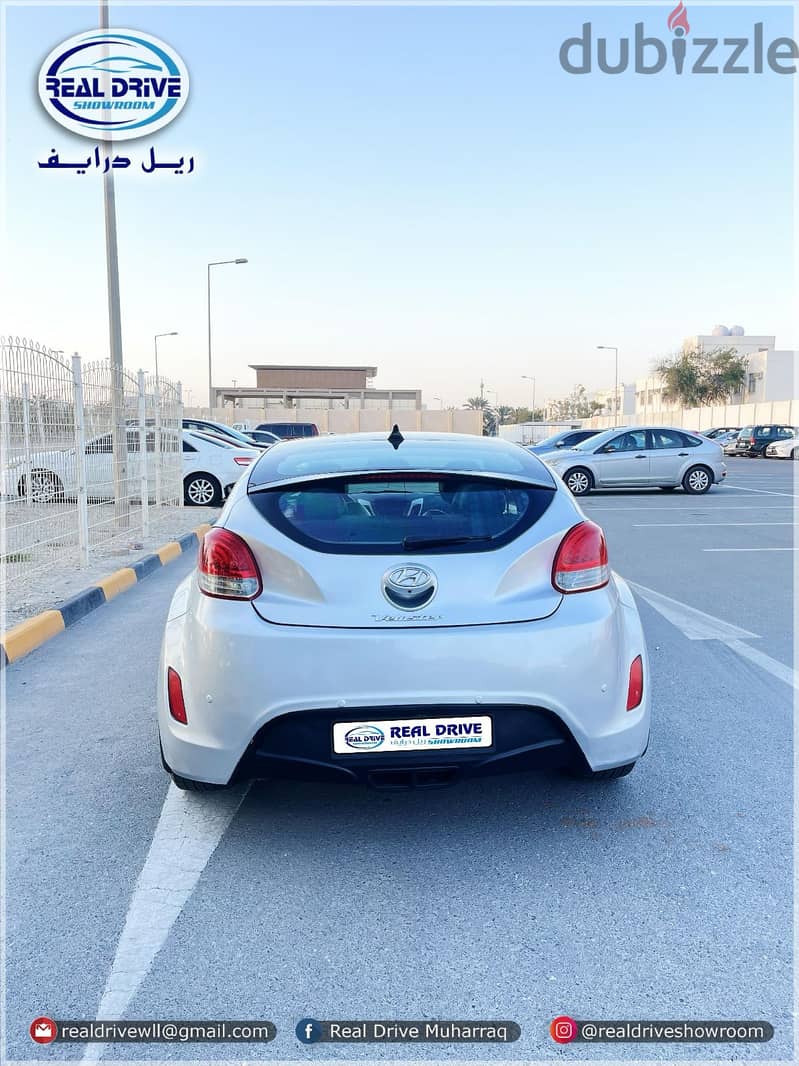 HYUNDAI VELOSTER-2016 - 1.6L V4- Silver  FULL OPTION. . FOR SALE 5