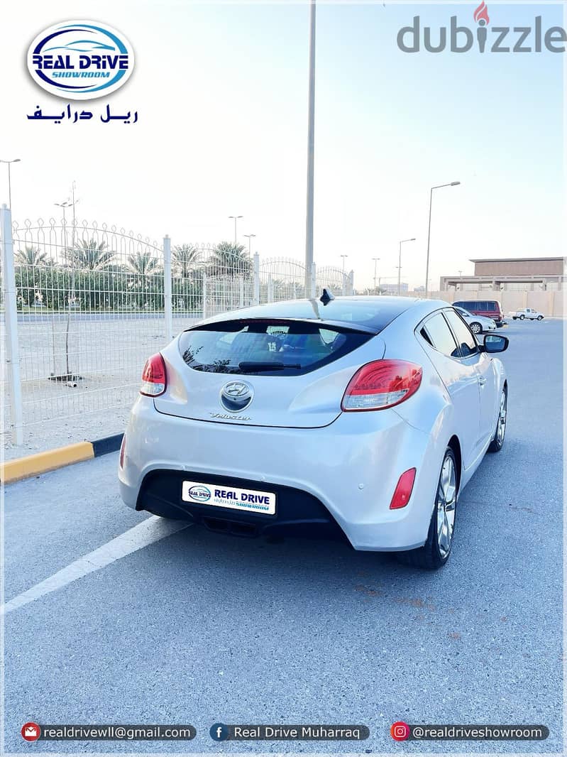 HYUNDAI VELOSTER-2016 - 1.6L V4- Silver  FULL OPTION. . FOR SALE 6