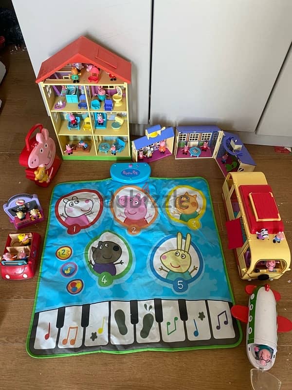 peppa pig full playing set 6