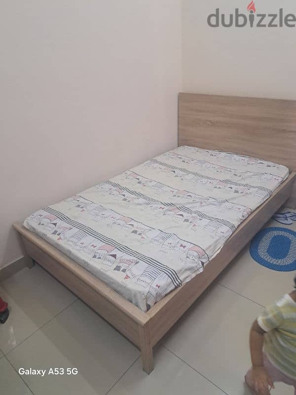 Bed with mattress for sale 1