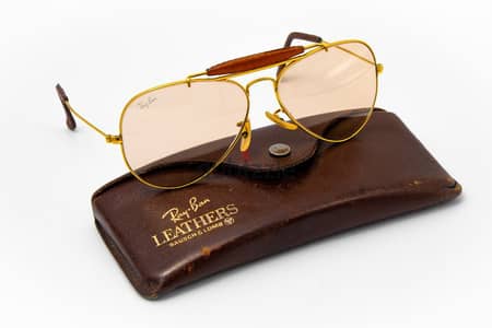 Rare Ray Ban Leathers by Bausch & Lomb