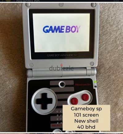 gameboy advance sp 101 bright screen reshell