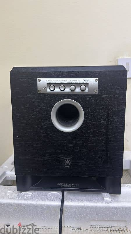 Yamaha high power av receiver with speakers with woofer for sale 1