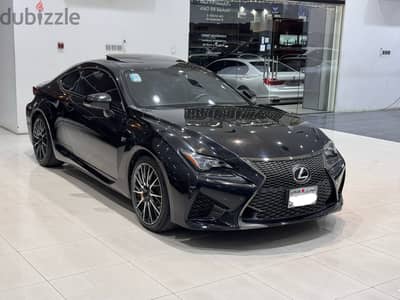 Lexus RC F 2015 black