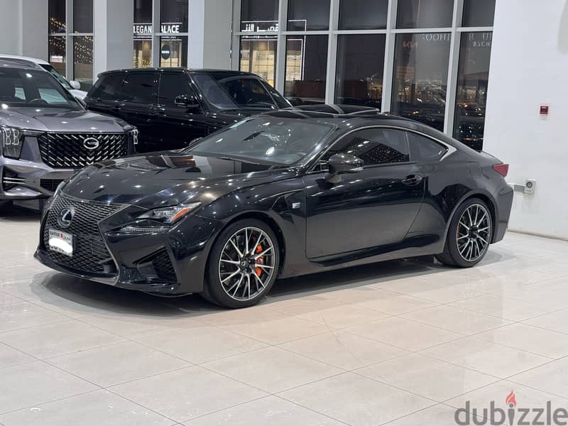 Lexus RC F 2015 black 1