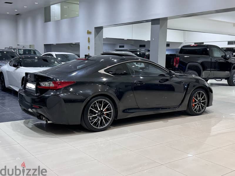 Lexus RC F 2015 black 6