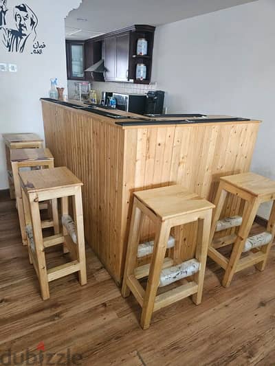 طاولة تقديم مشروبات Bar Table