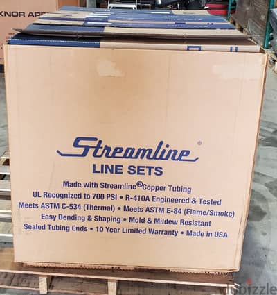 STREAMLINE Refrigerant Line Set, 1/4x1/2, 50Ft Mfr # 40820500B6