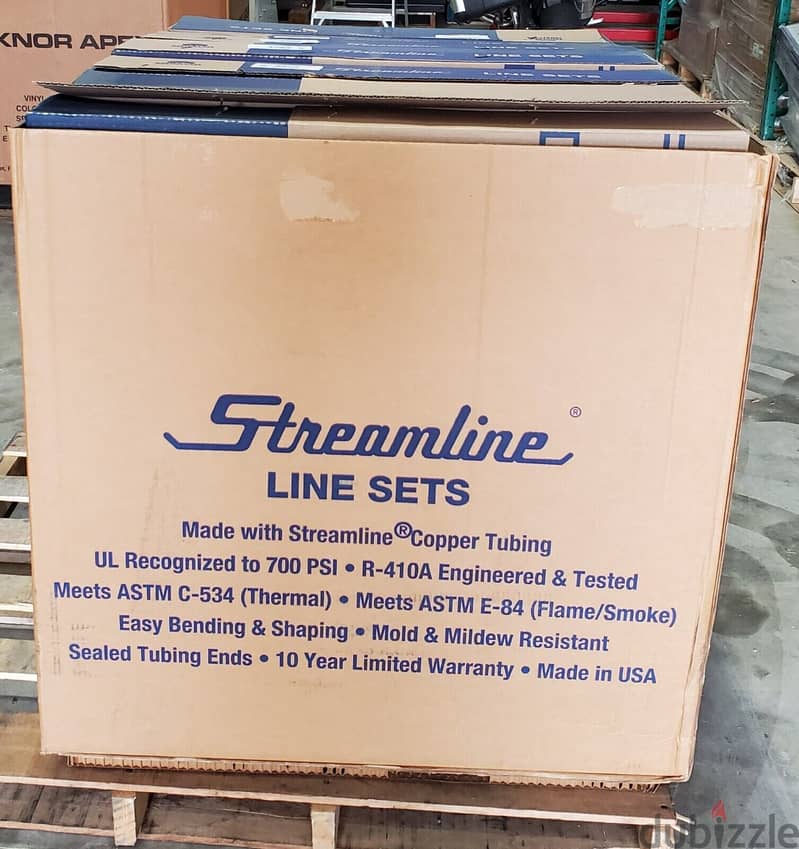 STREAMLINE Refrigerant Line Set, 1/4x1/2, 50Ft Mfr # 40820500B6 0