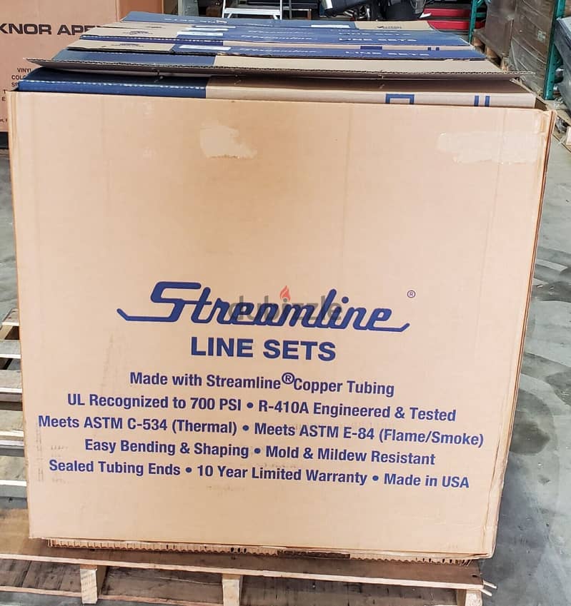 STREAMLINE Refrigerant Line Set, 1/4x1/2, 50Ft Mfr # 40820500B6 1