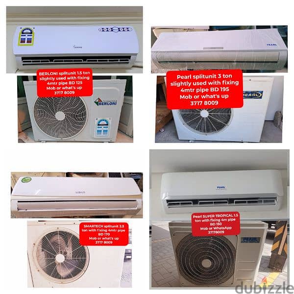 Different type fridge washing machine Acs for sale with delivery 19