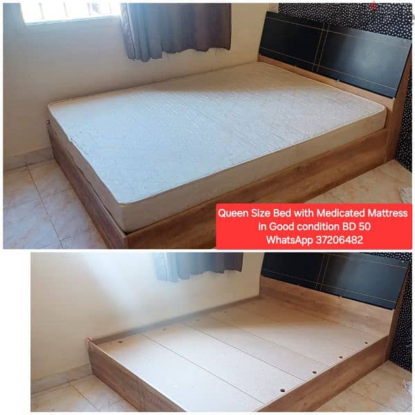 Sofa cum Bed with Storage 2+1 seat and other items for sale 8