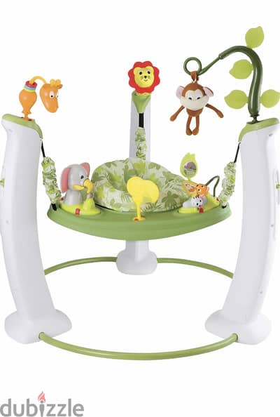 Exersaucer Jump & Learn Safari Friends Baby Stationary Jumper 4M+