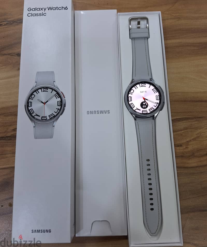 Almost  ew condition Samsung watch 6 classic 47mm and watch 5 pro 3