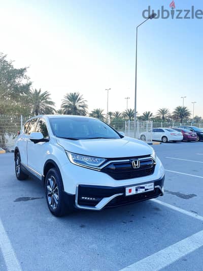 HONDA CRV Touring 2021-TOP MODEL 2.4L WHITE 27200 KM FOR SALE