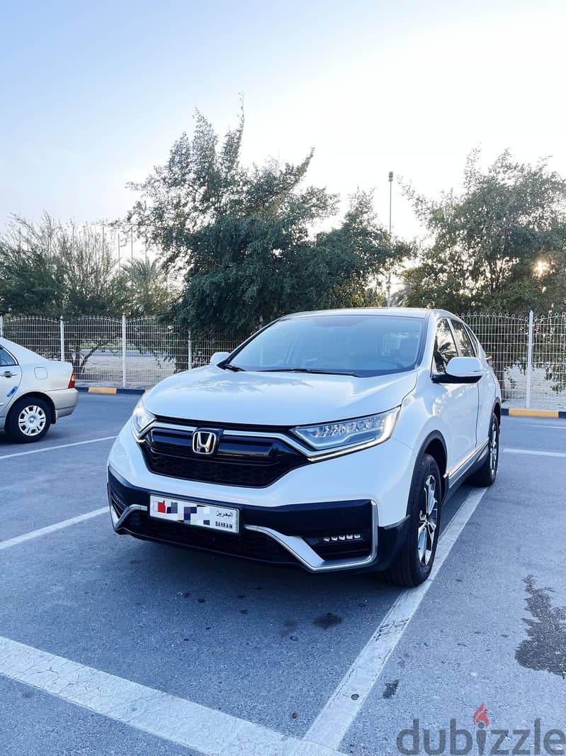 HONDA CRV Touring 2021-TOP MODEL 2.4L WHITE 27200 KM FOR SALE 1