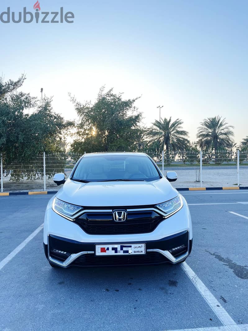 HONDA CRV Touring 2021-TOP MODEL 2.4L WHITE 27200 KM FOR SALE 2