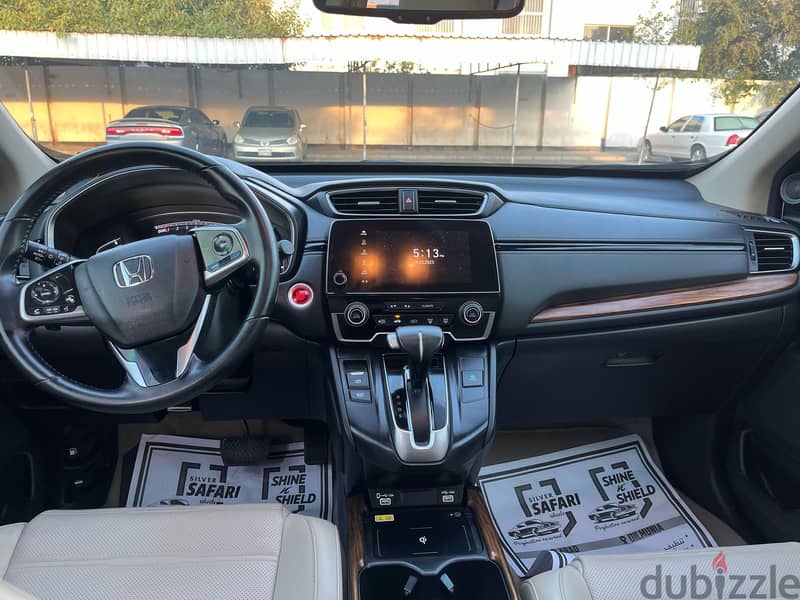 HONDA CRV Touring 2021-TOP MODEL 2.4L WHITE 27200 KM FOR SALE 10