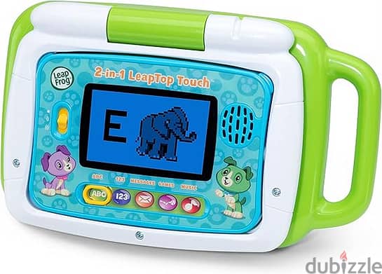 LeapFrog 2 in 1 LeapTop Touch Laptop, Green, Learning Tablet for Kids 2