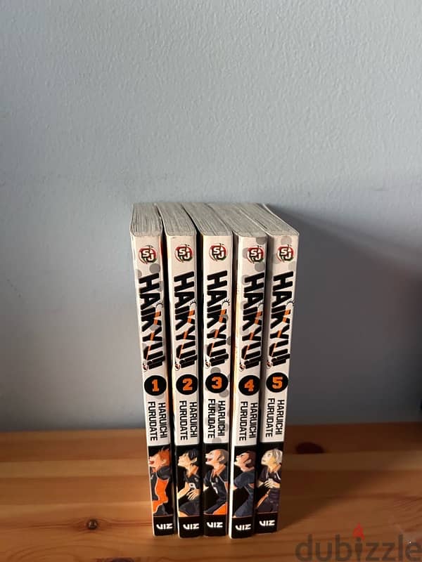 Haikyu manga volume 1-5 2