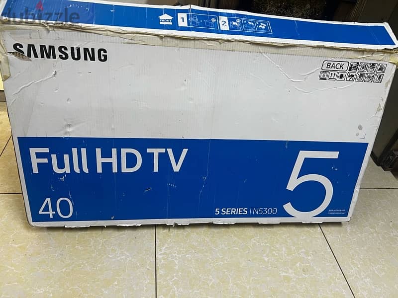 Empty Tv Box for 40” Samsung smart led 1