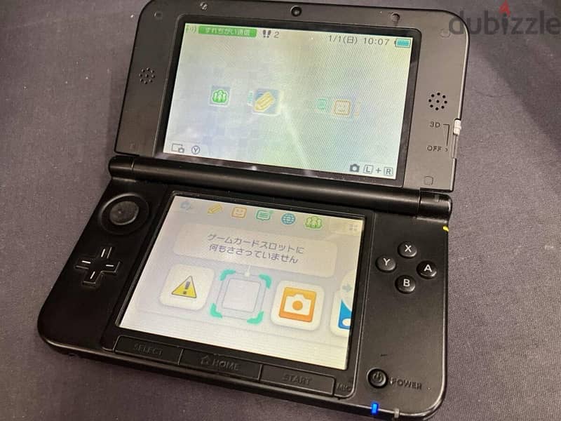 nintendo 3ds LL bigger screen 64gb memory hacked with charger 5