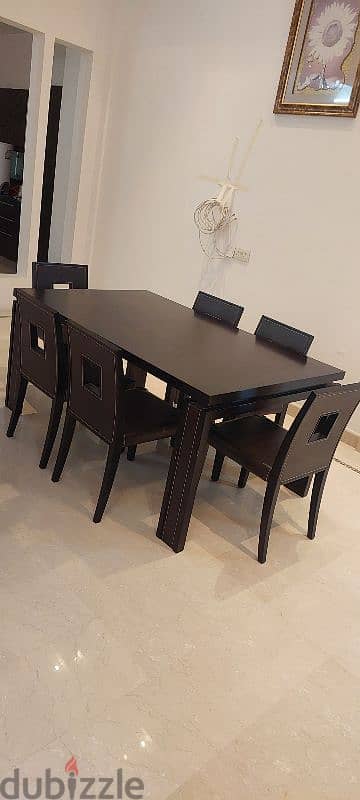 Dining Table with six Chair 1